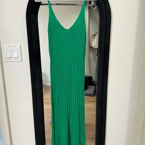 Green Zara dress